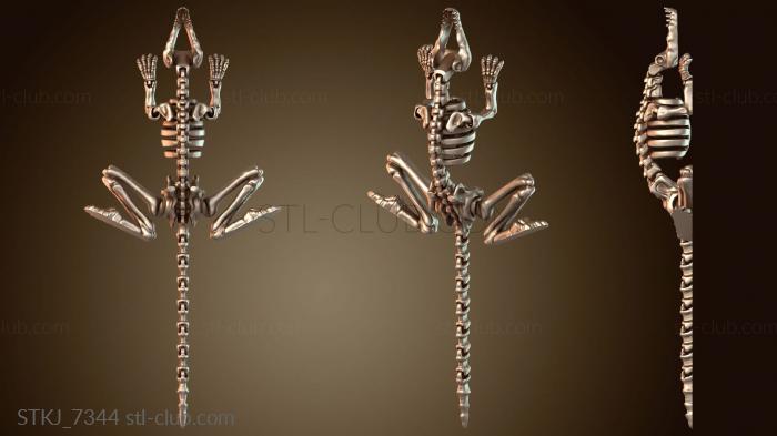 Статуэтки животных Скелет Крысы Прямой