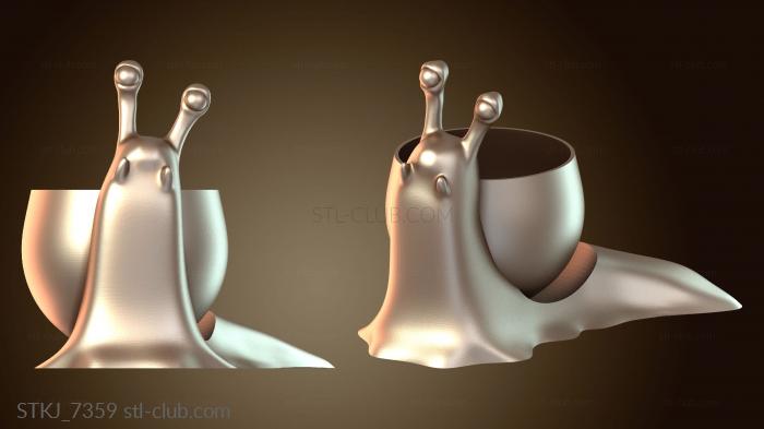 Статуэтки животных Горшок для улиток