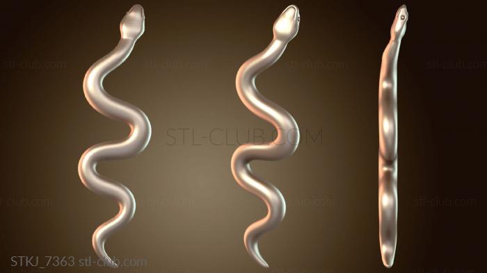 Статуэтки животных Змеи Тьма