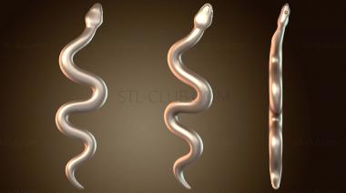 3D model Snakes Dark (STL)