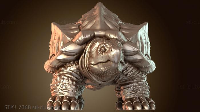 Статуэтки животных Щелкающая Черепаха Назад