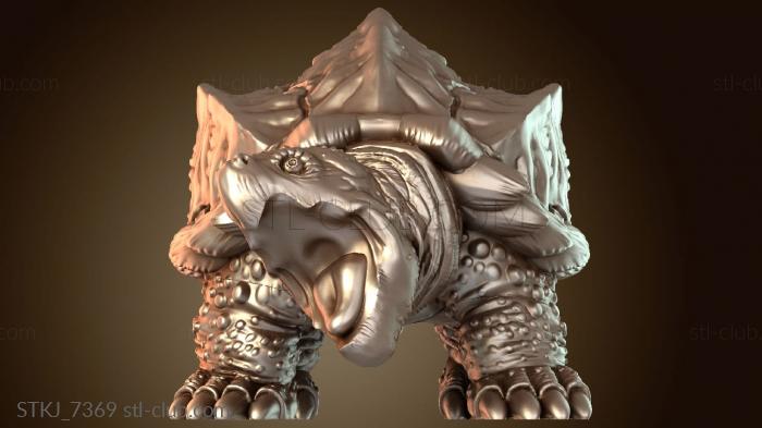 Статуэтки животных Сильная щелкающая черепаха