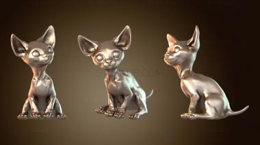 3D model Sphynx Cat (STL)