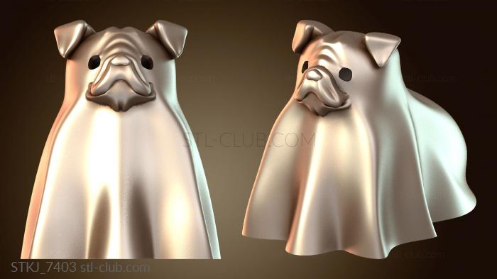 Статуэтки животных Жуткий пес-бульдог