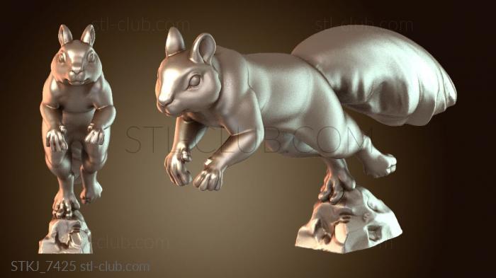 Статуэтки животных Белка Спрю Свирепая