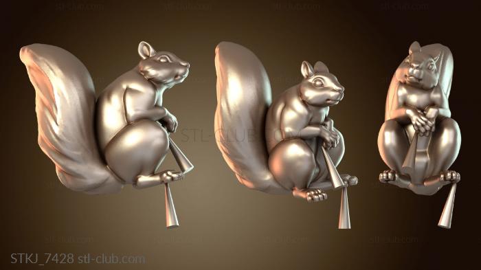 Статуэтки животных Белка-бегунок