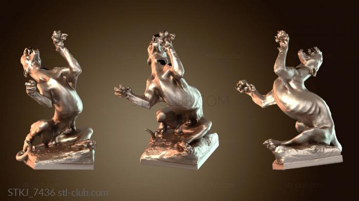 Статуэтки животных Статуя фонтана «Пантера»