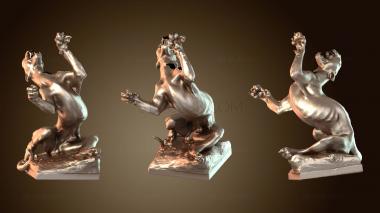 3D модель Статуя фонтана «Пантера» (STL)