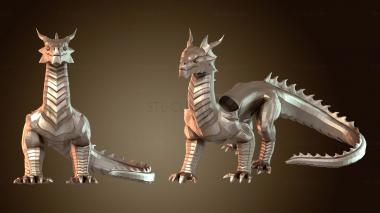 3D model Steel Dragon Adult (STL)