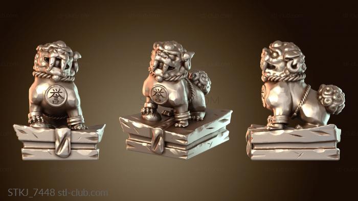 Статуэтки животных Страж каменных львов