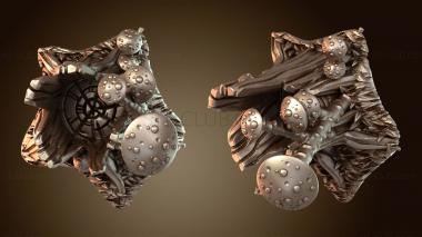 3D мадэль Грибы-пни (STL)