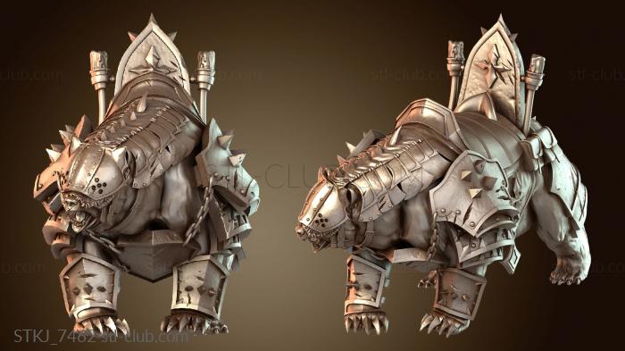 Статуэтки животных Доспехи со стойкой для меча