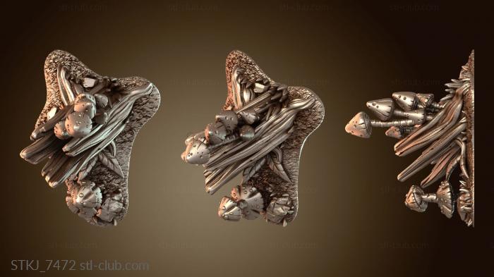 Статуэтки животных Высокие грибы молодые