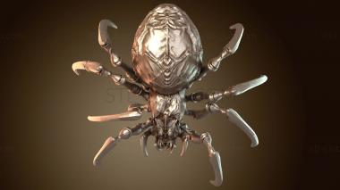 3D мадэль Прирученный австралийский паучок в дикой природе (STL)