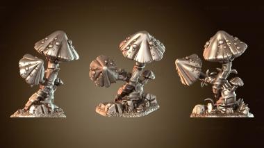 3D мадэль Запутанный гриб (STL)