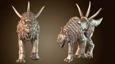 3D model Terror Wolf Armored C (STL)