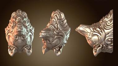 3D model Tete Wolf Ornamental (STL)