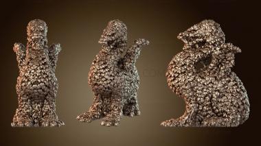 3D model Dragon Hedgerows Sitting (STL)
