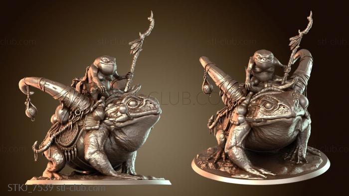 Статуэтки животных Детеныши семьи жаб