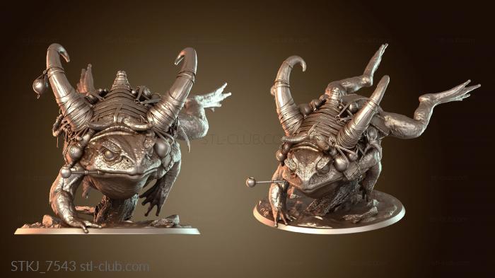 Статуэтки животных Седло для прыжков с жабой