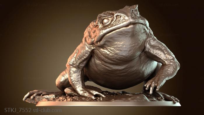 Статуэтки животных Жаба Трубач Дикий