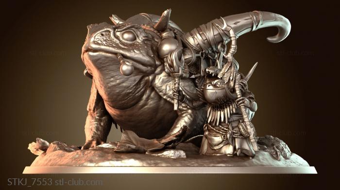 Статуэтки животных Toad Walk Mount