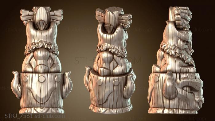 Статуэтки животных Тотем сложен