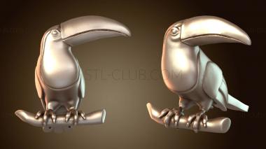 3D модель Красочные туканы (STL)