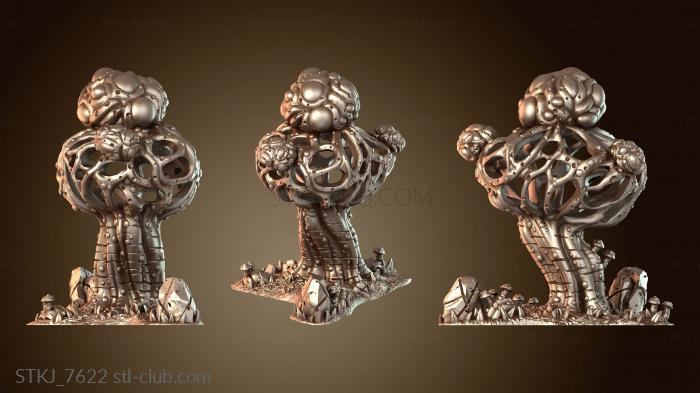 Статуэтки животных Вуалевидное грибное дерево