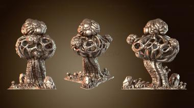 3D модель Вуалевидное грибное дерево (STL)