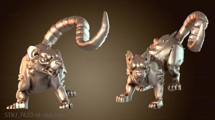 Статуэтки животных Местность Вемин-Крыса