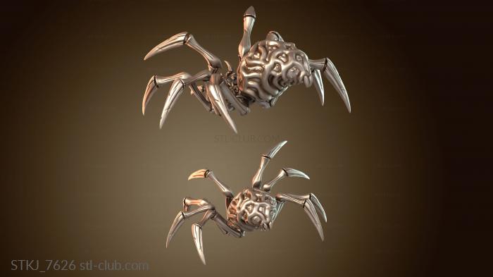 Статуэтки животных Зеленый паук