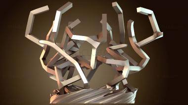 3D model Vortex and Lightnings (STL)