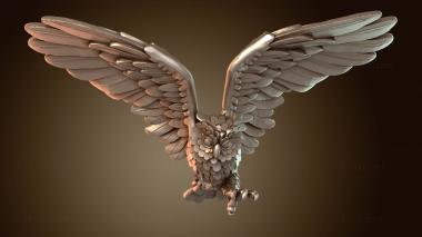 3D модель Сова-путешественник Вакатуру (STL)