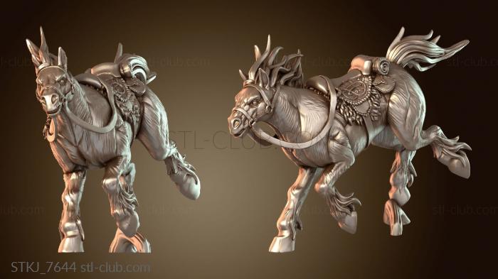 Статуэтки животных Боевой конь Б