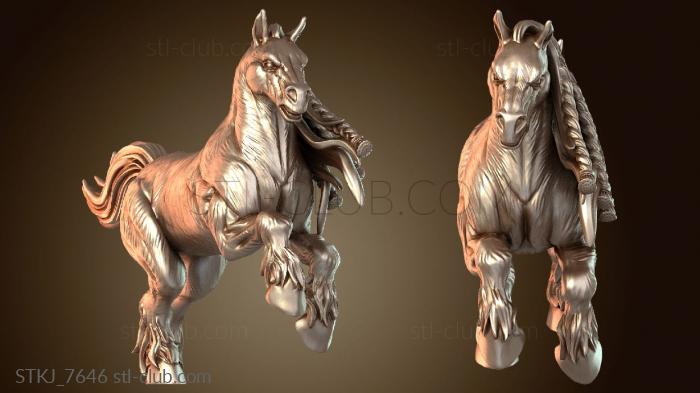 Статуэтки животных Седло для боевого коня