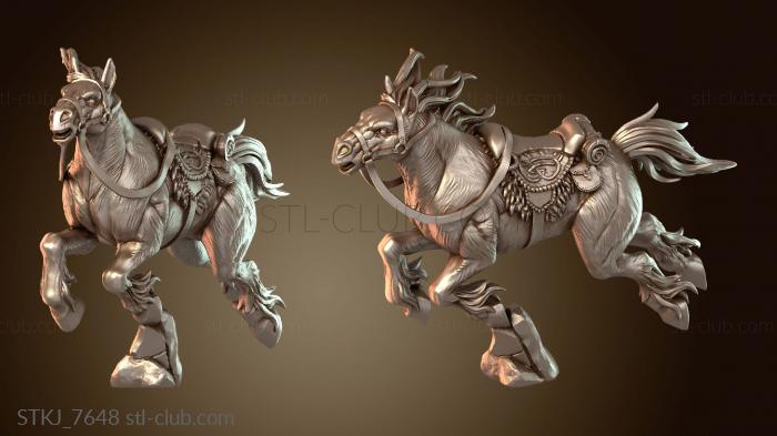 Статуэтки животных Седло боевого коня «Неукротимый»