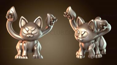 3D модель Странный котенок-монстр (STL)