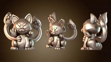 3D мадэль Странный котенок-монстр-фантом (STL)