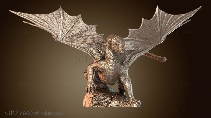 Статуэтки животных Западная РПГ Green Dragon