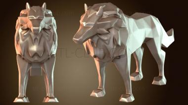 3D модель Волк Храбрый (STL)