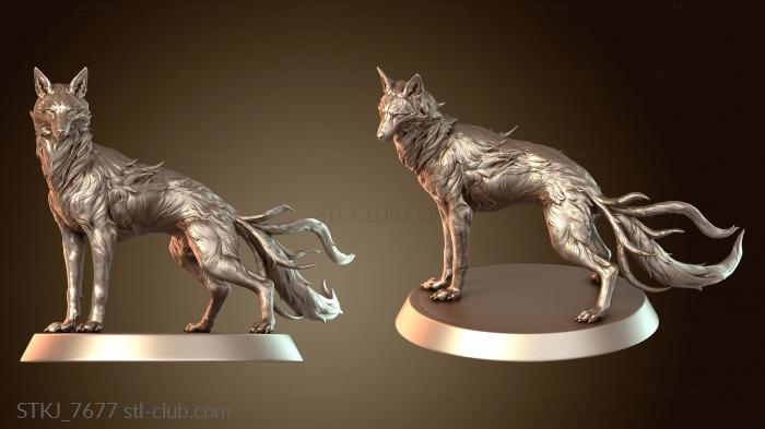 Статуэтки животных Волк Молчаливый