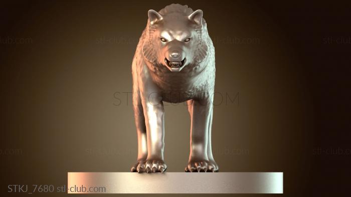 Статуэтки животных Волк Свирепый
