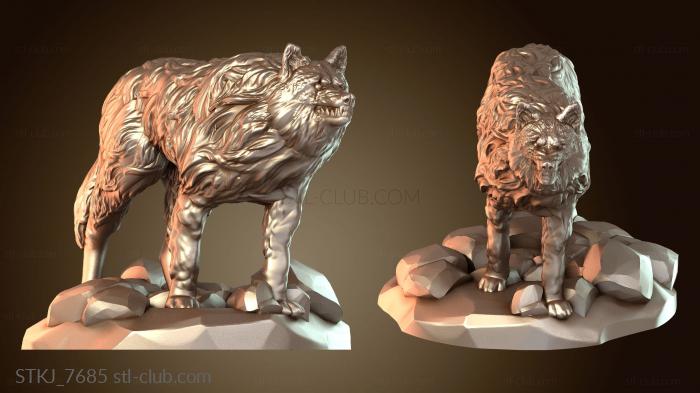 Статуэтки животных Атака волка