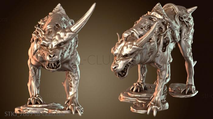 Статуэтки животных Волк притаился