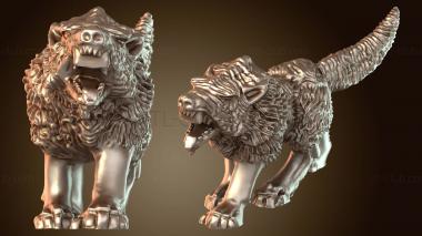 3D модель Волк Дикий (STL)