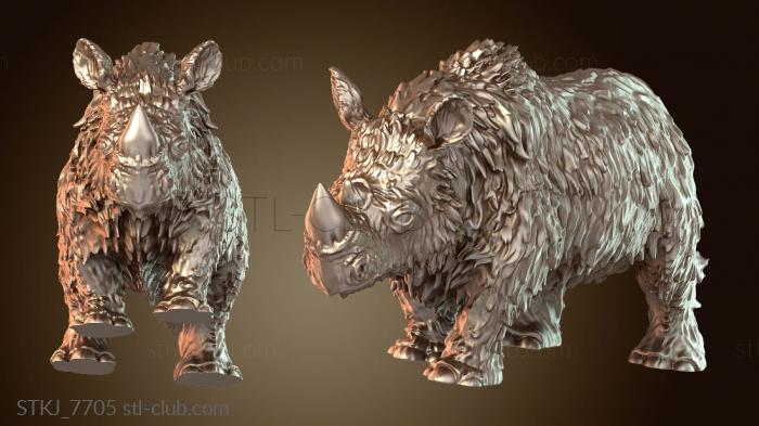 Статуэтки животных Сын шерстистого носорога