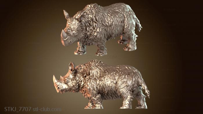 Одинокий сын шерстистого носорога