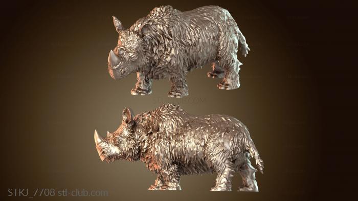 Одинокий сын шерстистого носорога