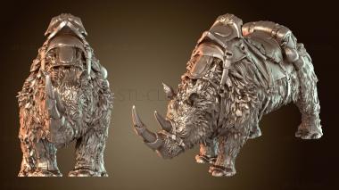 3D model Woolly Rhino Mount (STL)